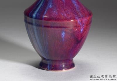 图片[3]-Vase with two handles in imitation Jun-ware glaze, Qing dynasty, Qianlong reign (1736-1795)-China Archive